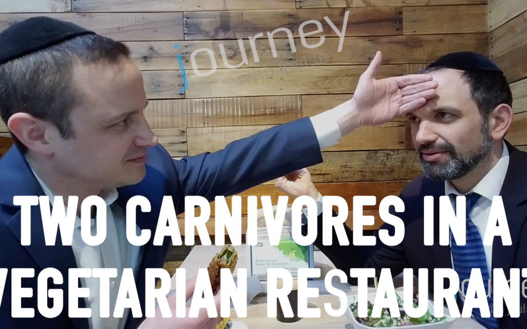 Two Carnivores in a Vegetarian Restaurant